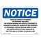 Signmission OSHA Notice, 10" Width, Aluminum, 10" W, 14" L, Landscape, OS-NS-A-1014-L-18865 OS-NS-A-1014-L-18865 - alternate 1